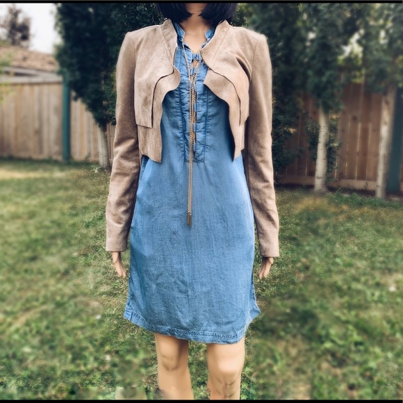 BGBG ‘Norton’ cropped faux-suede jacket - Picture 3 of 14